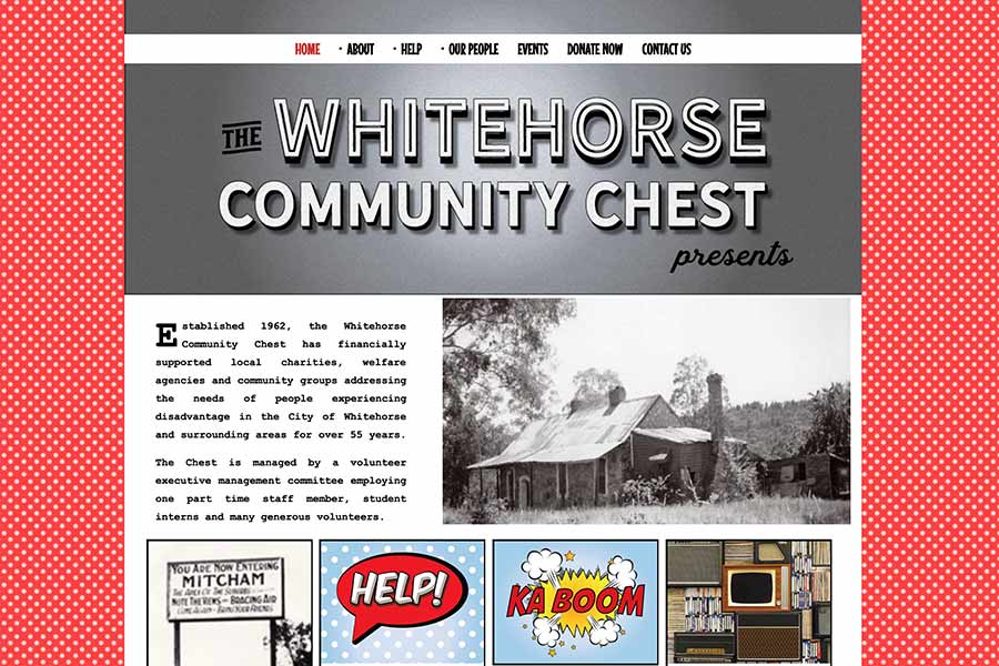 Charity Whitehorse Community Chest portfolio