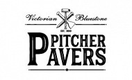 Logo design pitcher pavers logo 2020